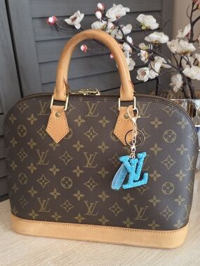 Crystal Keychain Bag Charm For Louis Vuitton Bags